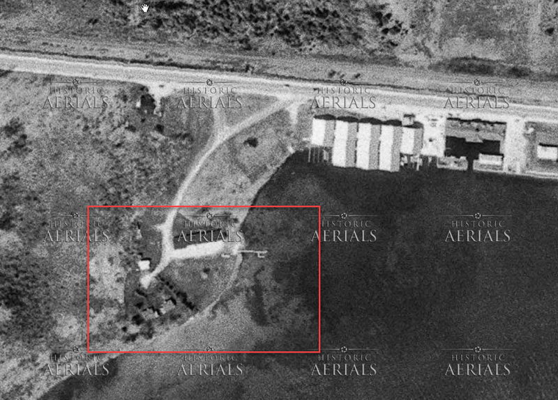 Lakeside Motel - 1978 Aerial (newer photo)